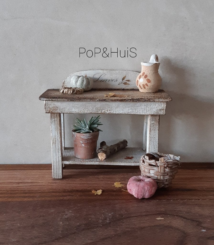 Herfsttafel 1:12, Ophalen of Verzenden, Zo goed als nieuw, Poppenhuis