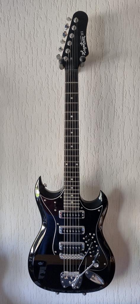 Hagstrom Retroscape H-III, Muziek en Instrumenten, Ophalen, Zo goed als nieuw, Solid body, Overige merken