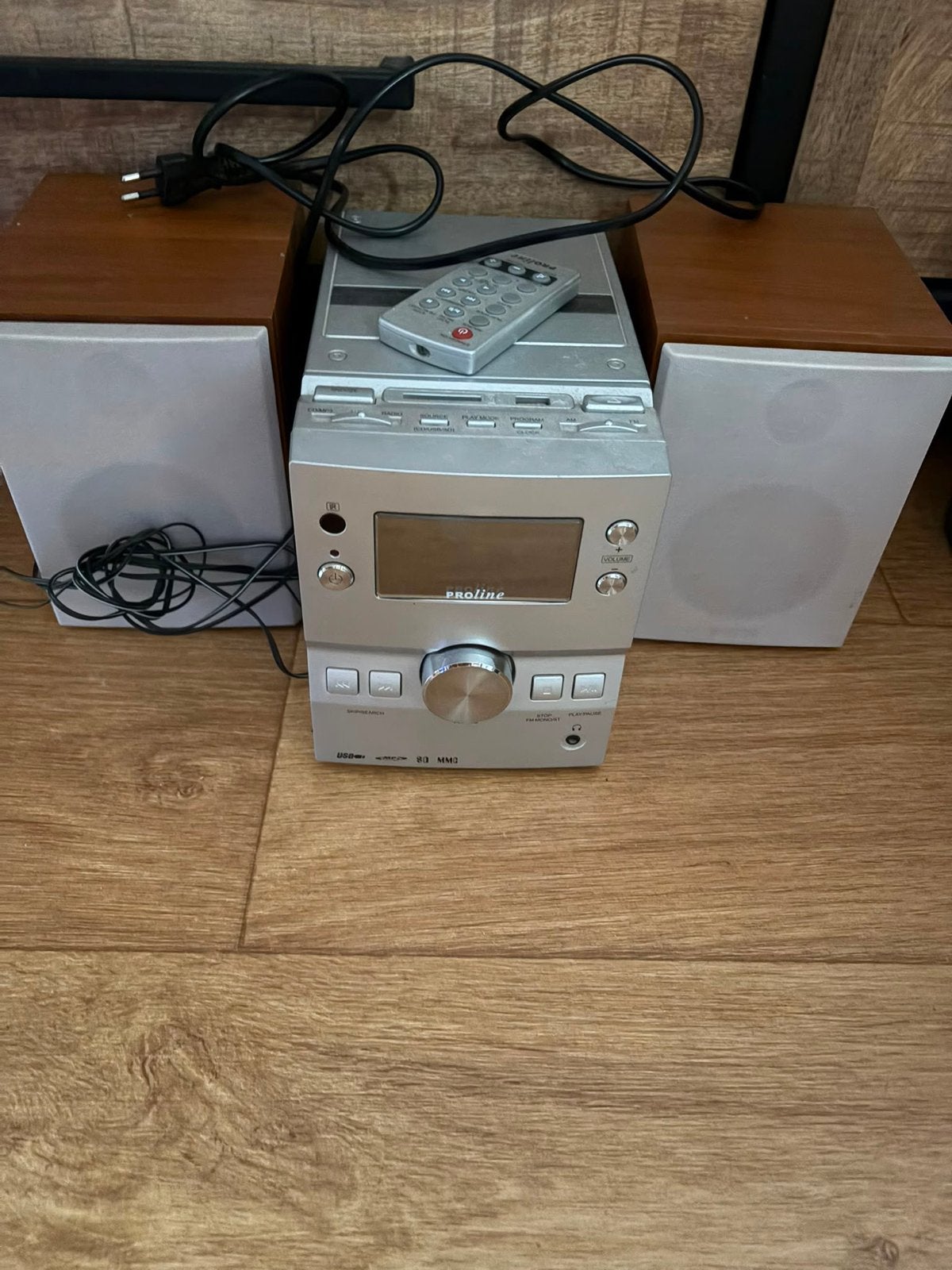 Proline Microset met CD-speler, radio en speakers, Gebruikt, Microset, Cd-speler, Ophalen