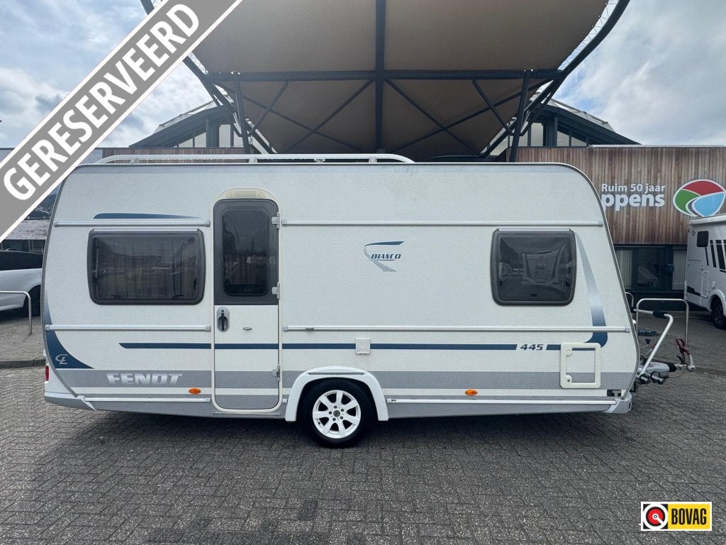 Fendt Bianco 445 TFB 2010 MOVER + VOORTENT!!!, Caravans en Kamperen, Standaardzit, Overige typen, Bedrijf, Fendt