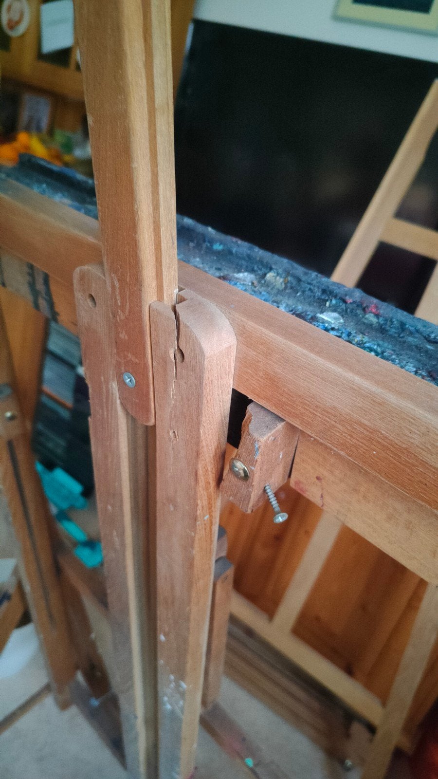 Houten schildersezel - Gebruikt, Ophalen