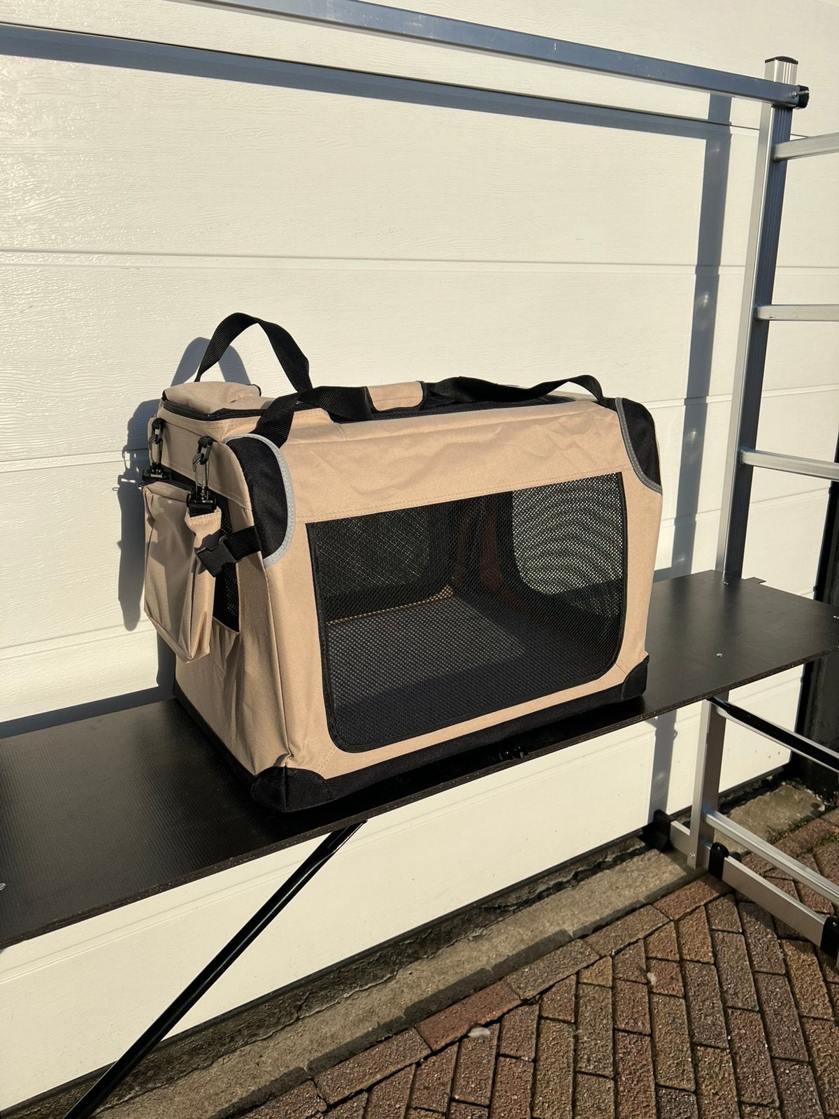 Opvouwbare hondenbench maat M - 61x42x42, Dieren en Toebehoren, Ophalen, Zo goed als nieuw