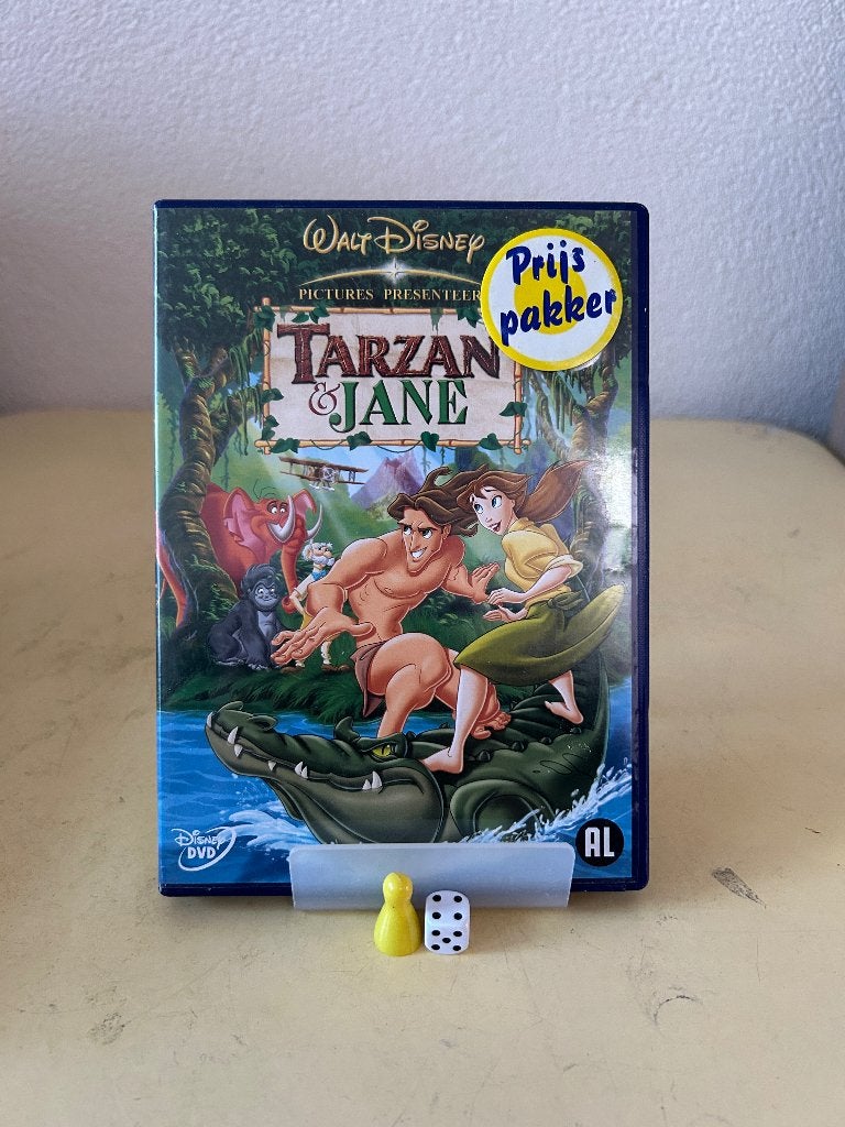 Disney DVD Tarzan & Jane (2002) - Originele NL Editie, Bonusmateriaal, Animatie, Nederlands, Ophalen of Verzenden