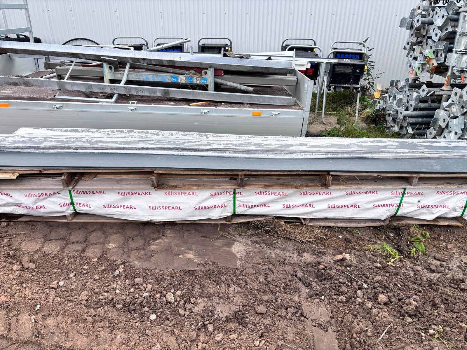 Gevelbekleding Swisspearl RAL 7016 - 180x3500 mm, Minder dan 25 mm, Nieuw, Ophalen of Verzenden, Plank