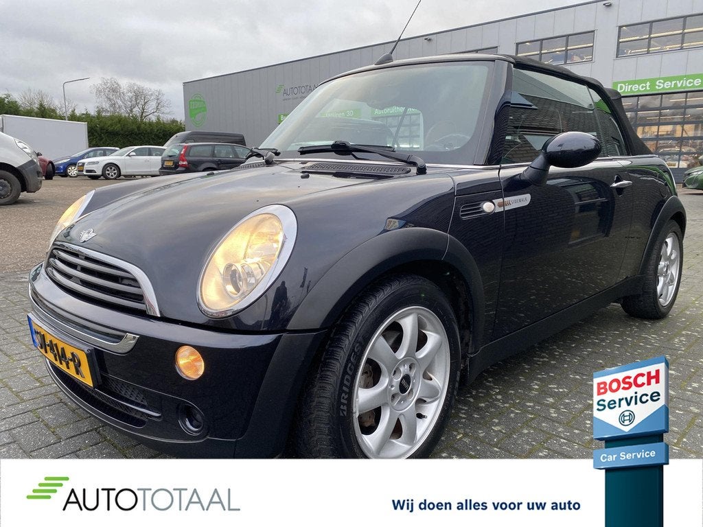 Mini Mini Cabrio 1.6 One Sidewalk LEDER | STOELVERW. | 130dk, Auto's, Mini, Bedrijf, Te koop, Cabrio, ABS, Airbags, Airconditioning
