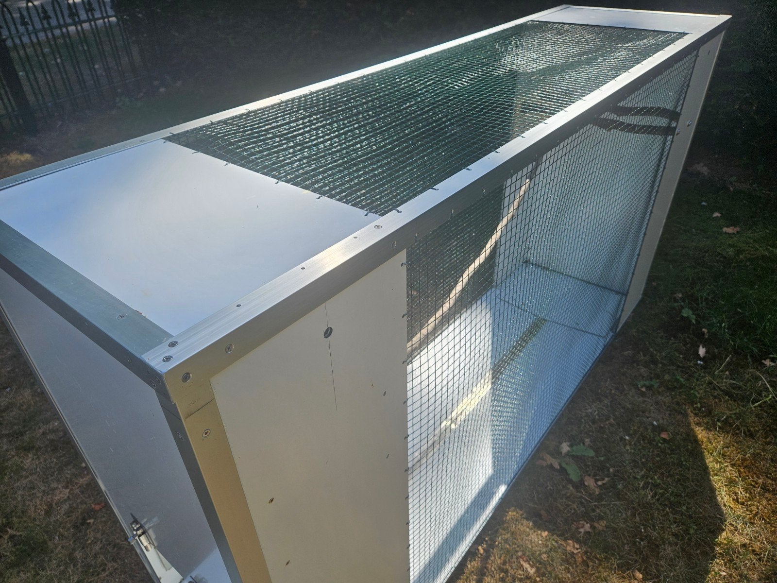 Vogelkooi voor buiten of binnen, Dieren en Toebehoren, Ophalen, Nieuw, Aluminium, Vogelkooi