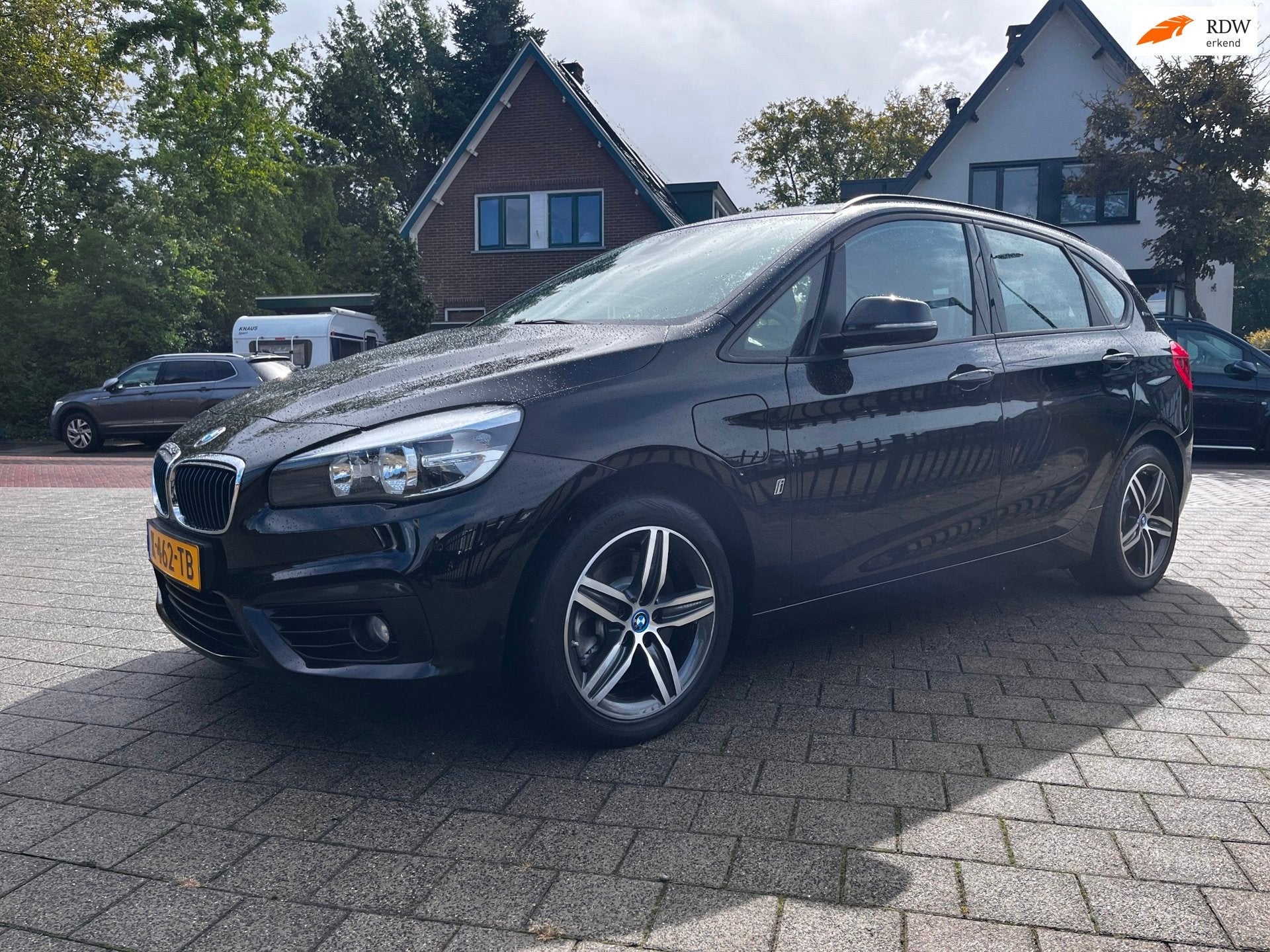 BMW 2-serie Active Tourer 225xe iPerformance Isofix Aut Ecc, Auto's, Automaat, Gebruikt, Zwart, Plug-in hybride