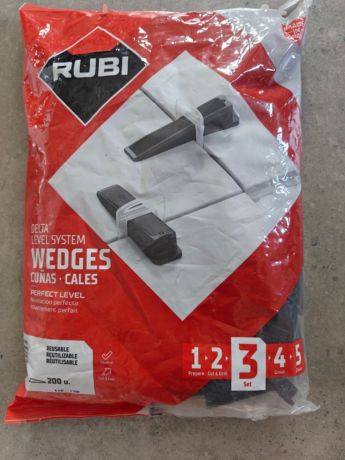Rubin Delta Level System - tegel klemmen 200st, Doe-het-zelf en Verbouw, Tegels, Ophalen, Nieuw