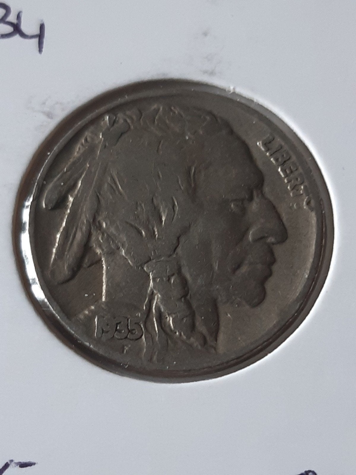 five cents 1935 buffalo usa  kk f.5.11, Ophalen of Verzenden