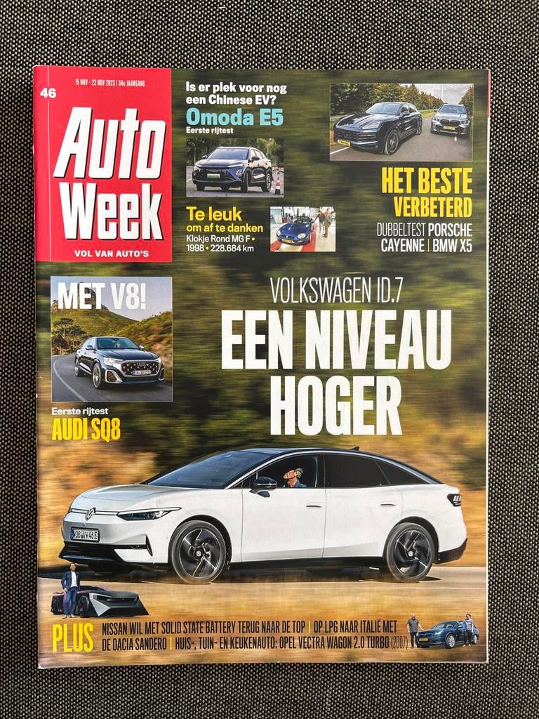 AutoWeek Magazine 15-22 Nov 2023 - Volkswagen ID.7, Boeken, Ophalen of Verzenden, Nieuw, Volkswagen