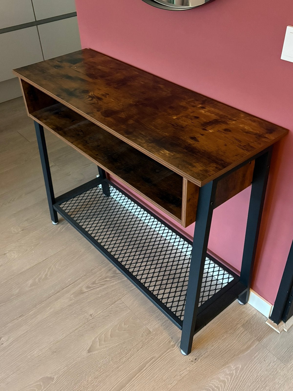 Sidetable met open voorkant, Ophalen, 100 tot 150 cm, Zo goed als nieuw, 25 tot 50 cm