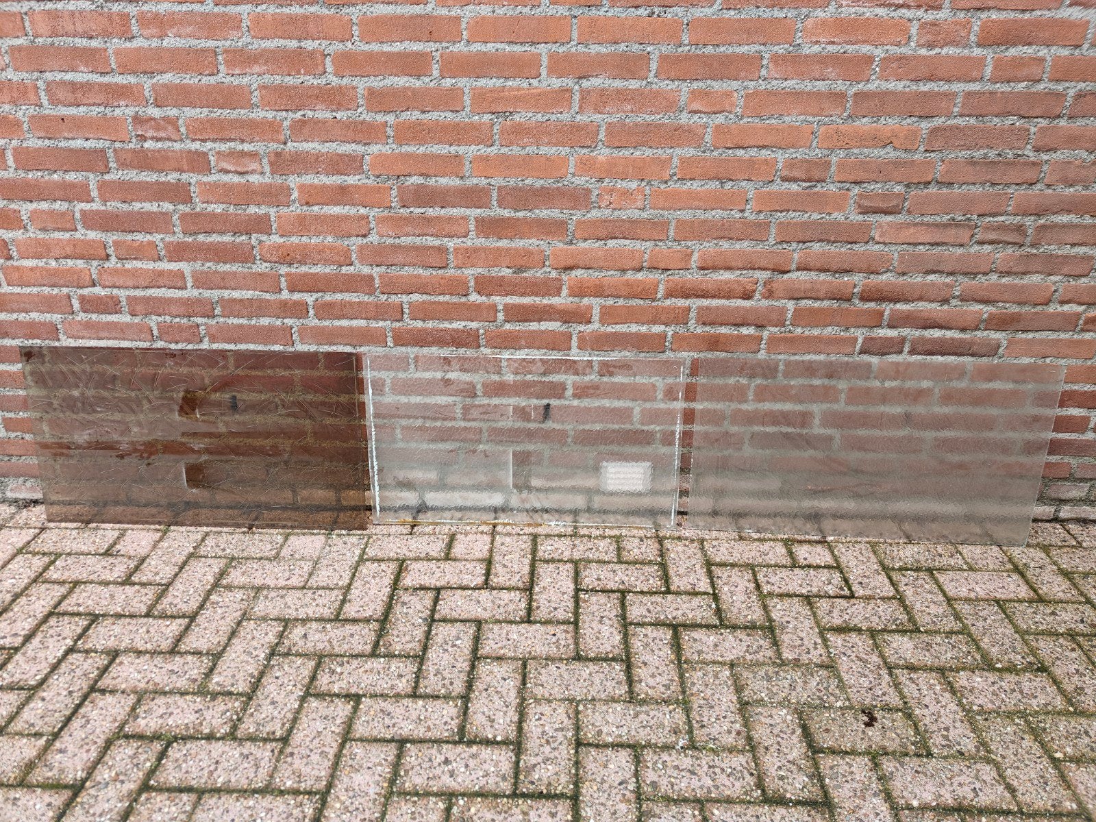 Diverse glasplaten - Gebruikt, Gebruikt, Minder dan 80 cm, 80 tot 120 cm, Ophalen of Verzenden
