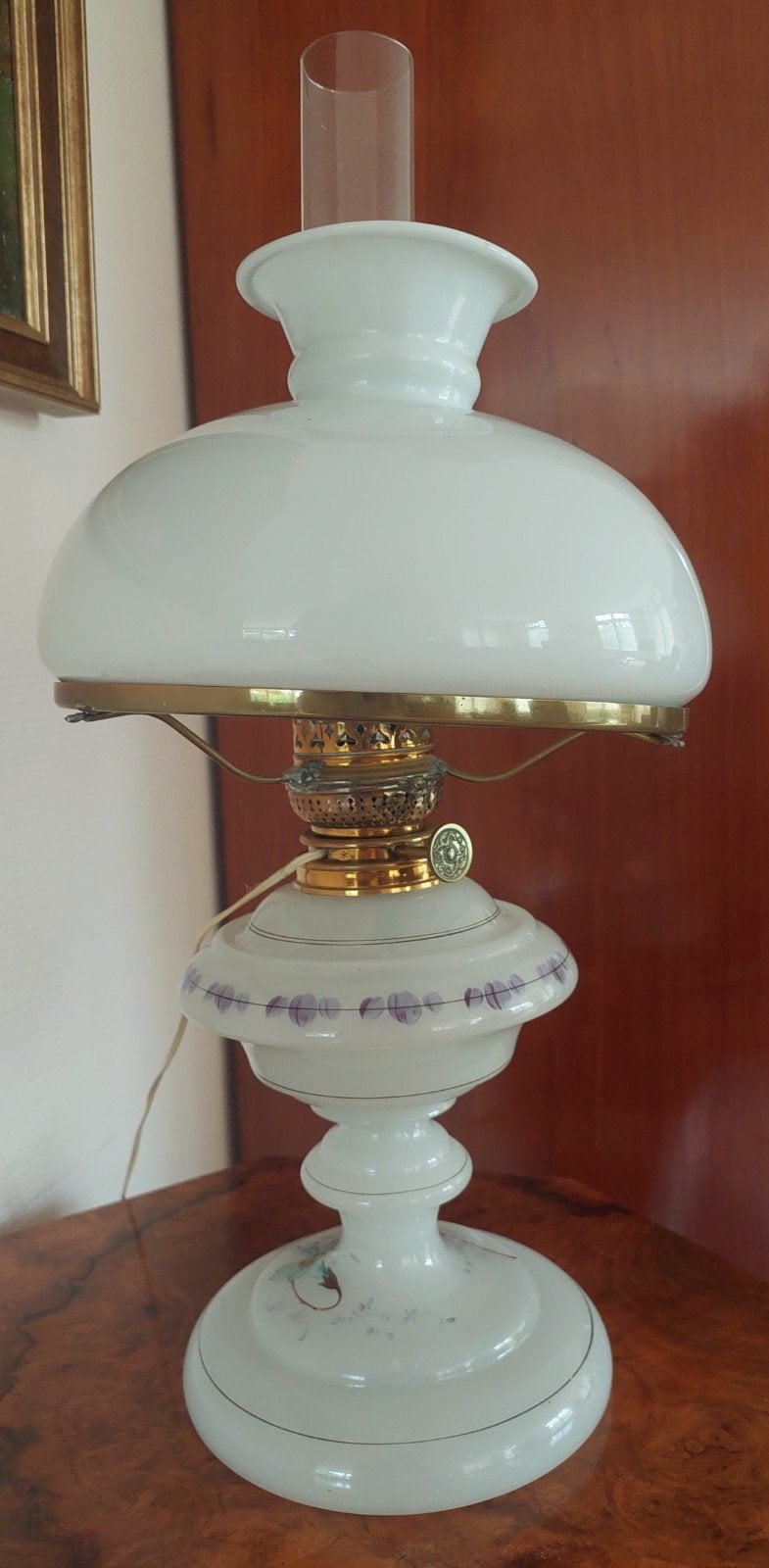 Olielamp, Ophalen