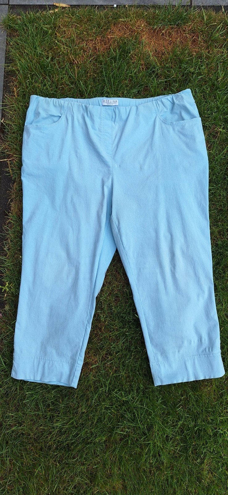 Adelina by Scheiter Capri Broek - Lichtblauw, Blauw, Ophalen of Verzenden, Zo goed als nieuw, Broek of Spijkerbroek