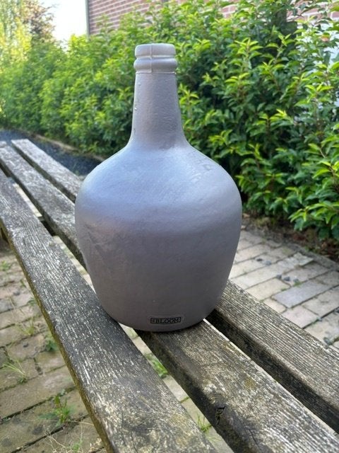 vaas, bloemenvaas MRS BLOOM, Ophalen, Zo goed als nieuw, Grijs, Glas