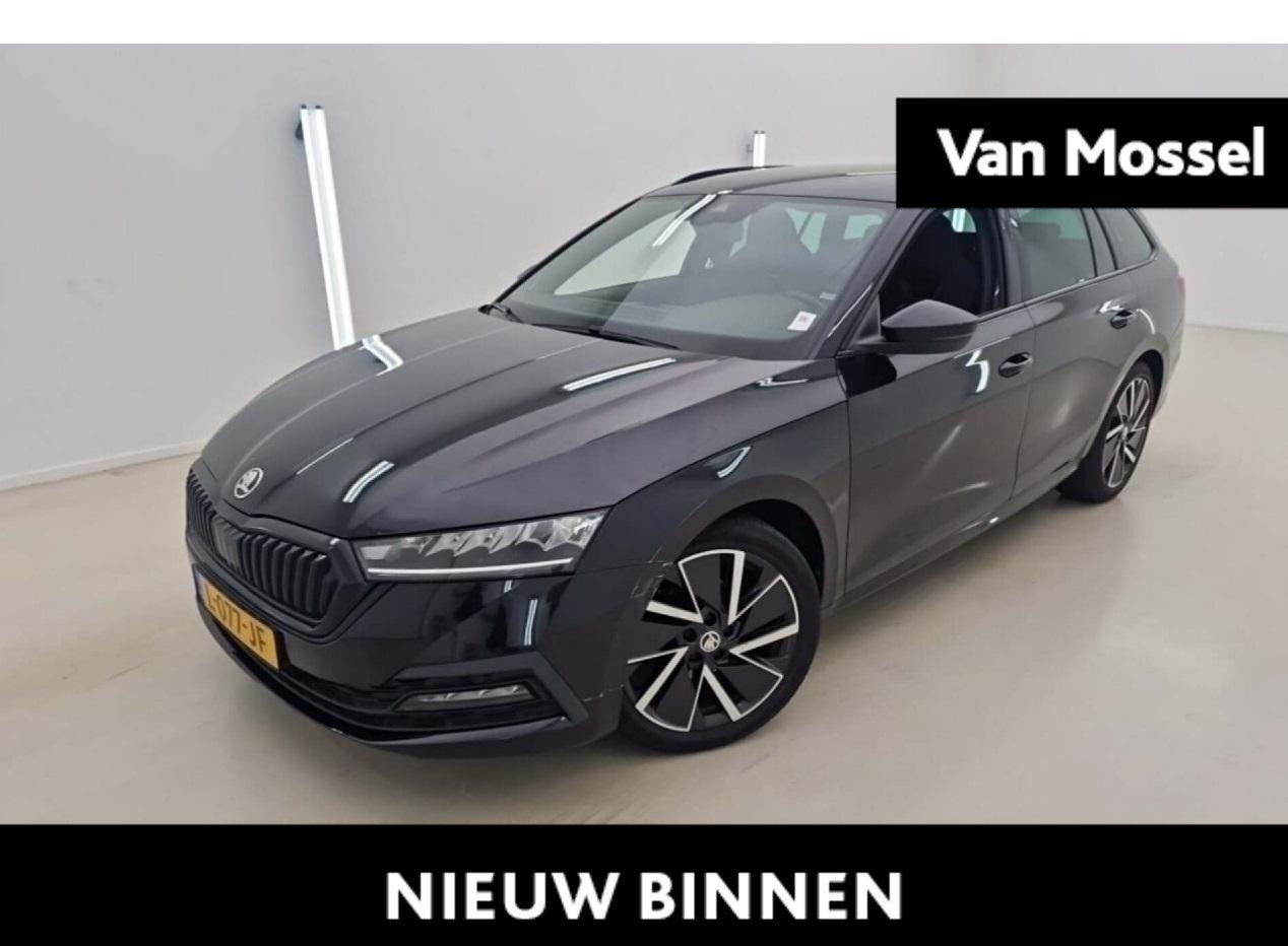 Skoda Octavia Combi 1.0 e-TSI Sport Business | WORDT VERWACH, Auto's, 12 maanden, Stof, Gebruikt, Zwart