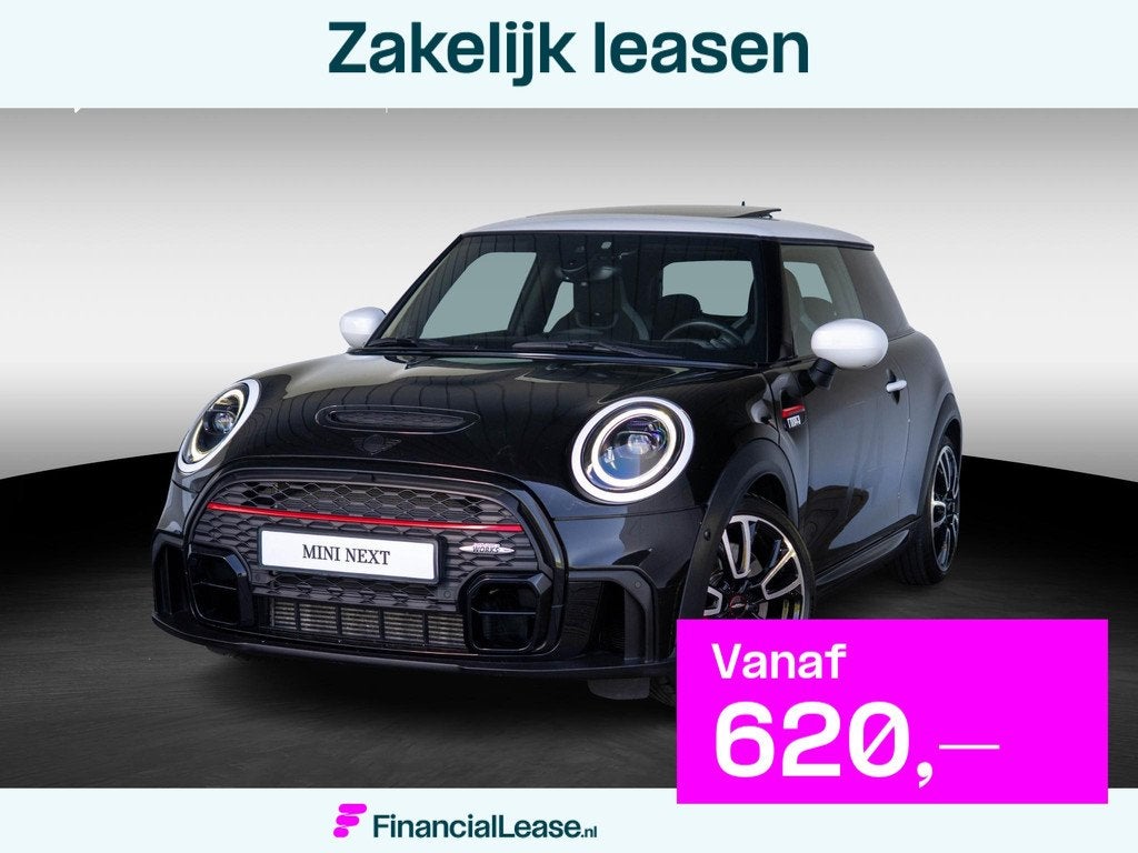MINI 3-deurs Aut. John Cooper Works Anniversary Edition + St, 1998 cc, Stof, Gebruikt, 4 cilinders