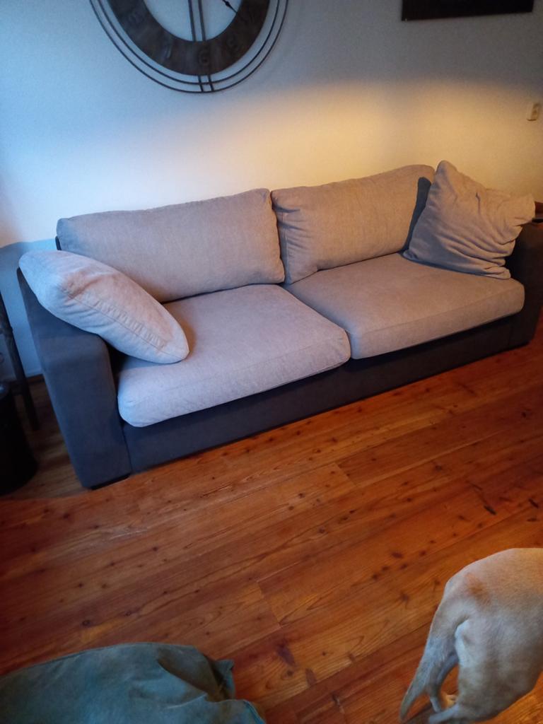 Comfortabele 3-zits bank, zo goed als nieuw, Gebruikt, Driepersoons, 75 tot 100 cm, Ophalen of Verzenden