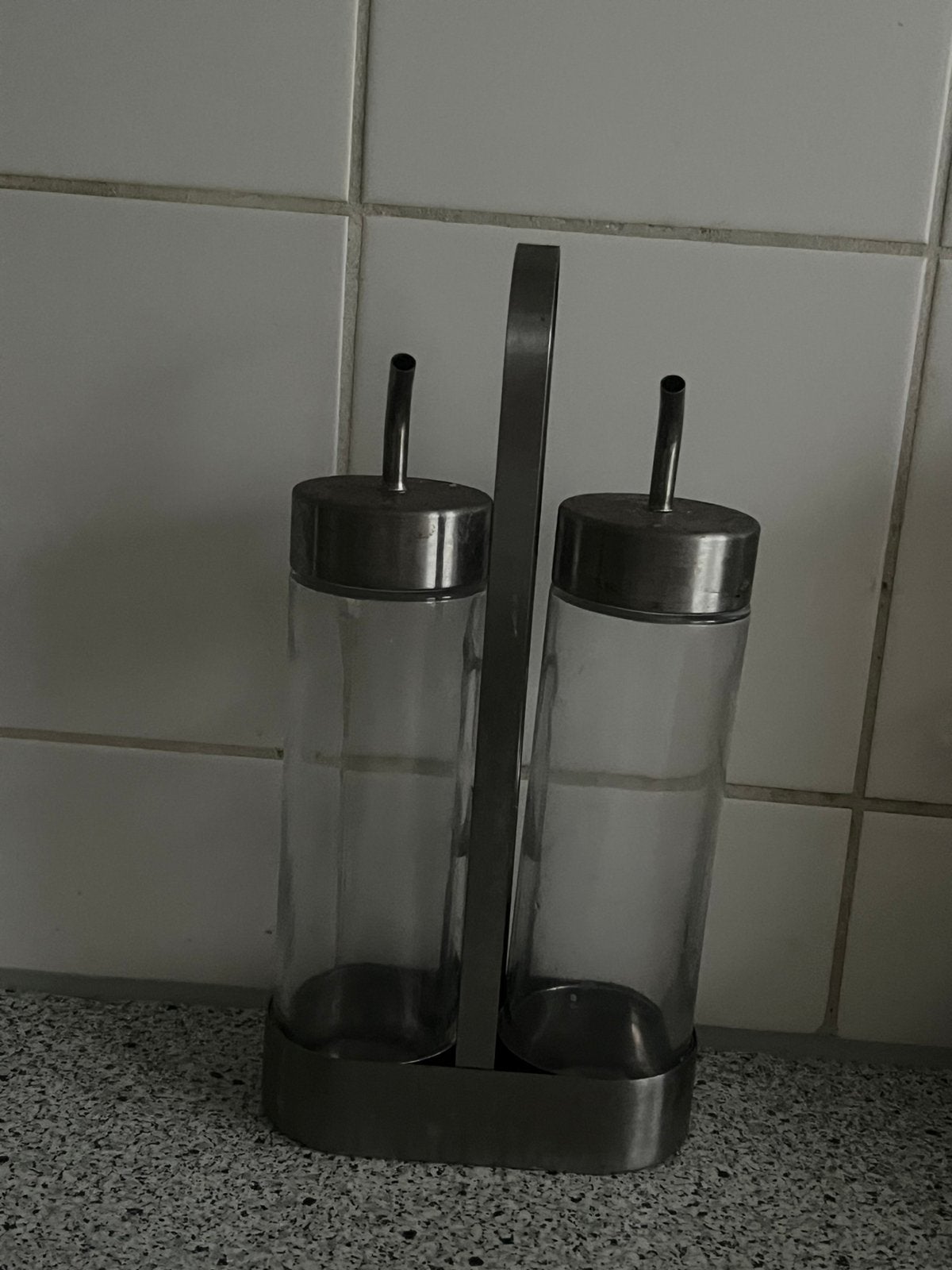 Oliefles, Huis en Inrichting, Keuken | Keukenbenodigdheden, Ophalen of Verzenden, Zo goed als nieuw
