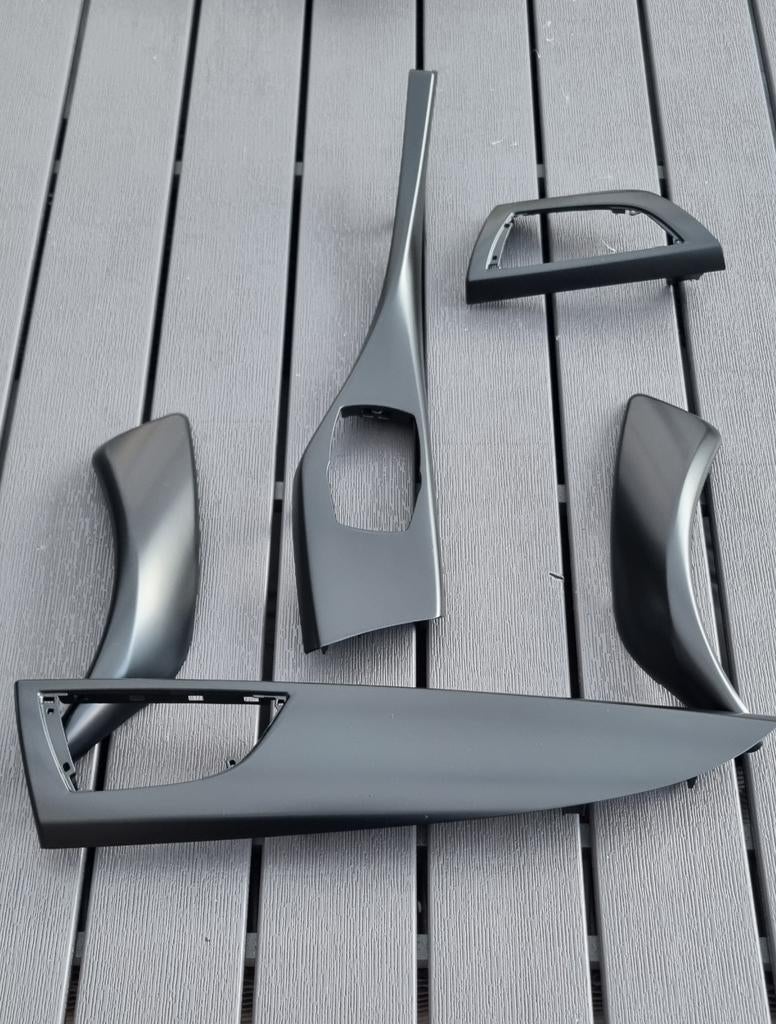 NETTE GOMMA MAT ZWART INTERIEURLIJSTEN BMW F20 F21 F22, Ophalen of Verzenden, BMW