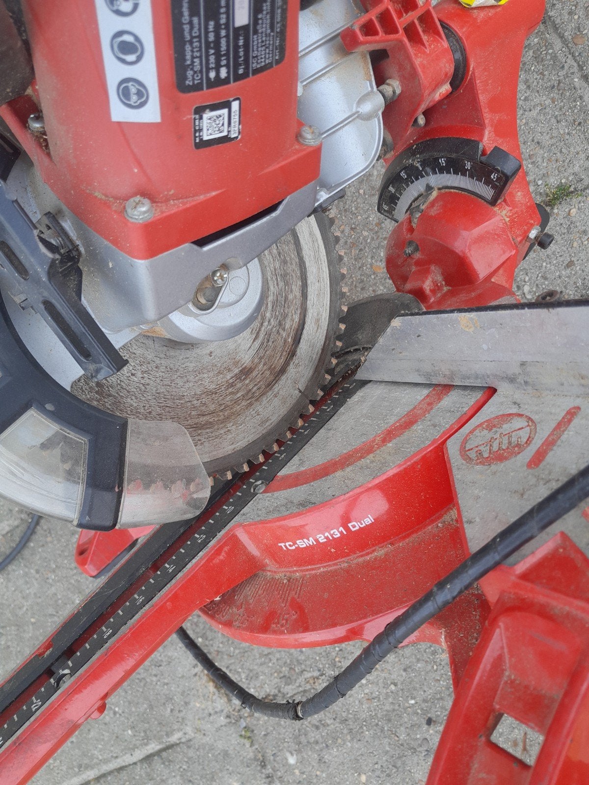 Einhell TC-SM 2131 Dual Afkortzaag - Gebruikt, Ophalen, Gebruikt, 70 mm of meer, Einhell