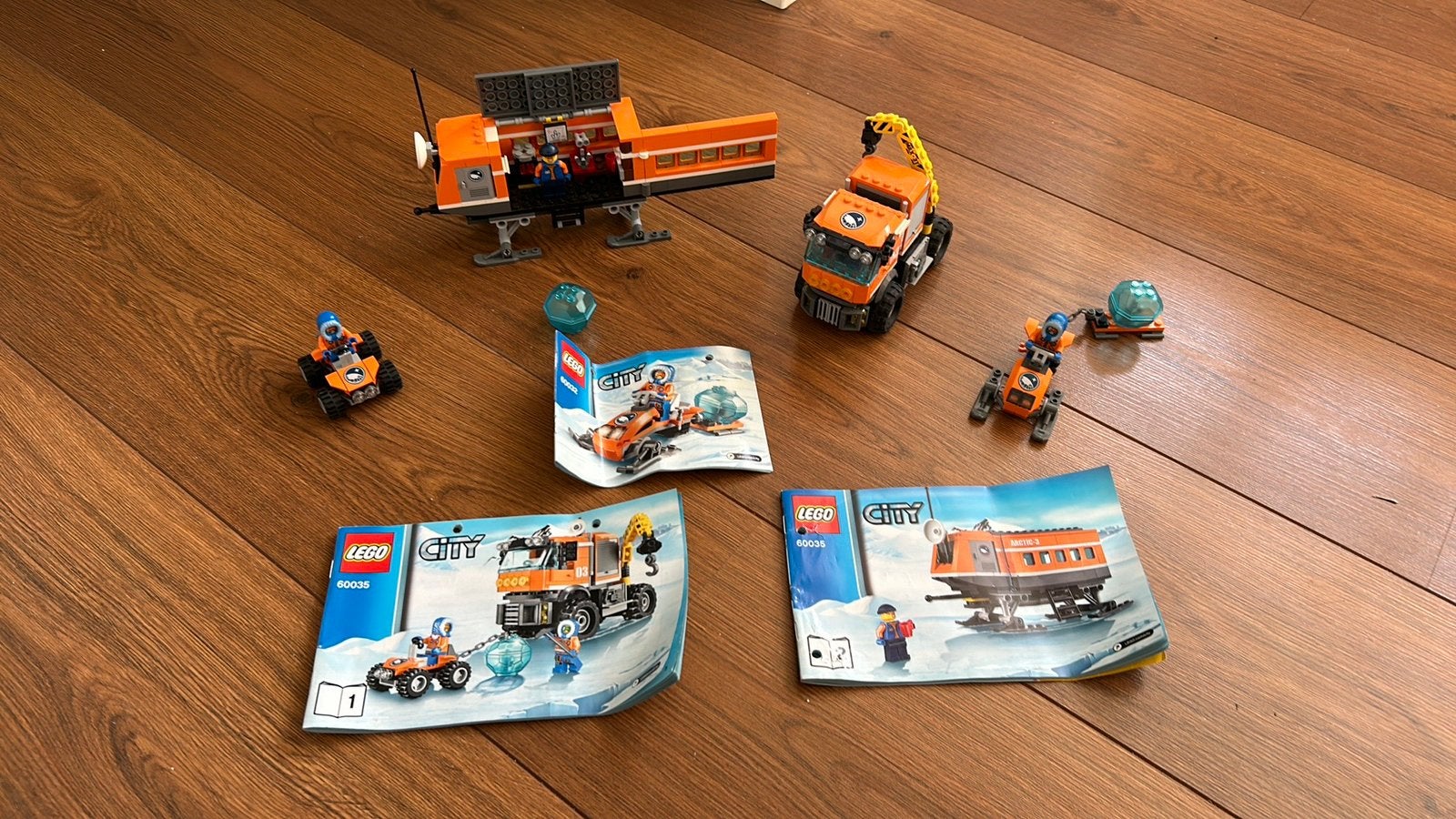 LEGO City Arctic set 60035 Onderzoekspost en de 60032, City, Verzenden, Lego, Zo goed als nieuw