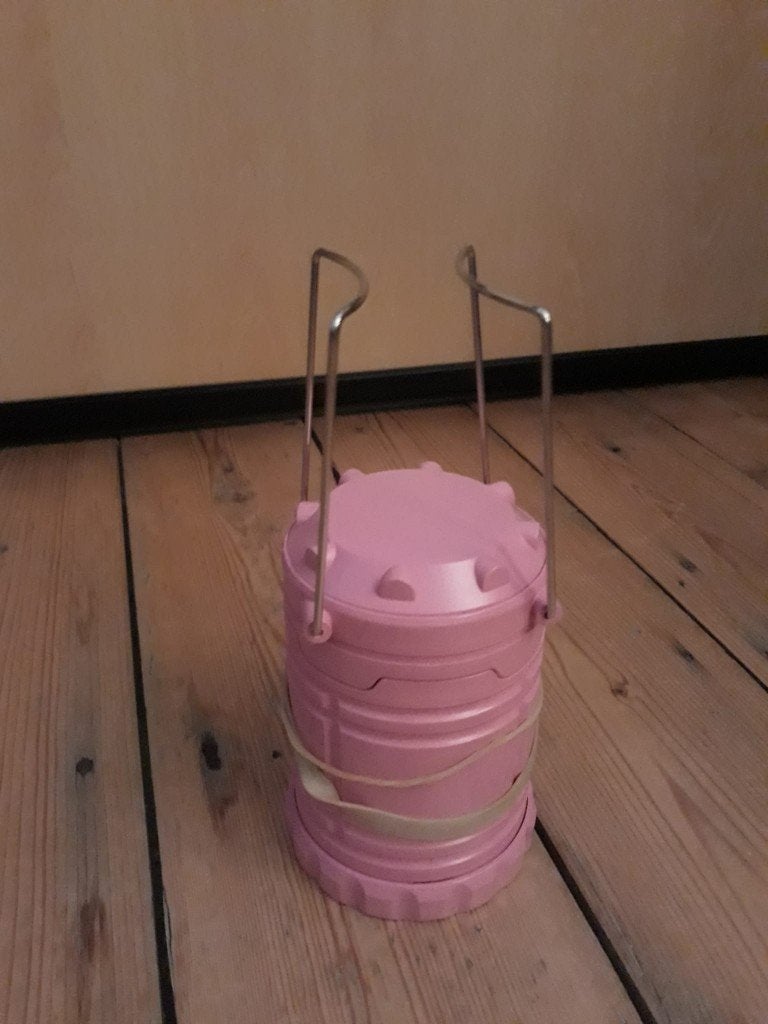 rose lampje, Roze, Ophalen, Zo goed als nieuw, Lamp