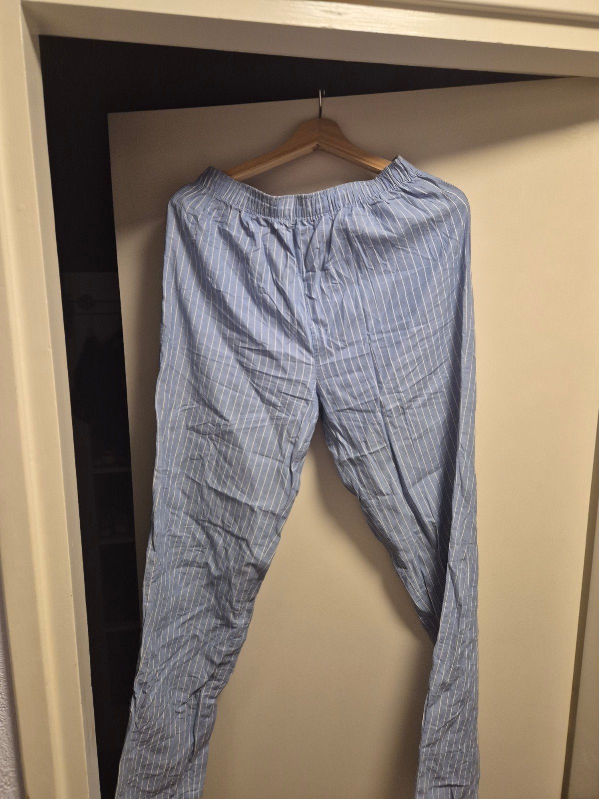 HEMA jongenspyjama blauw/wit gestreept, Kleding | Heren, Ophalen of Verzenden, Gedragen, Overige maten, Hema