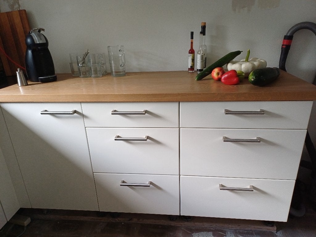 Complete keuken, Ophalen, Gebruikt, U-keuken, Wit
