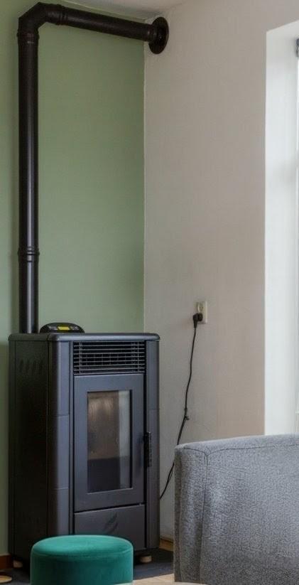 Ecotek Pelletkachel - Efficiënte en Duurzame Verwarming, Huis en Inrichting, Kachels, Gebruikt, Overige brandstoffen, Ophalen of Verzenden