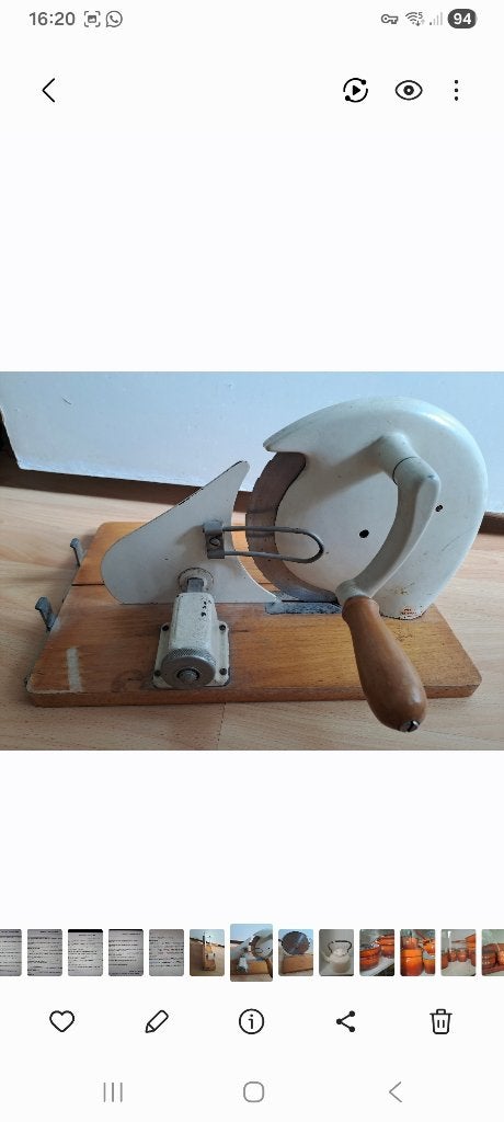 Oude kaas Vlees Brood  Snijmachine, Ophalen, Gebruikt