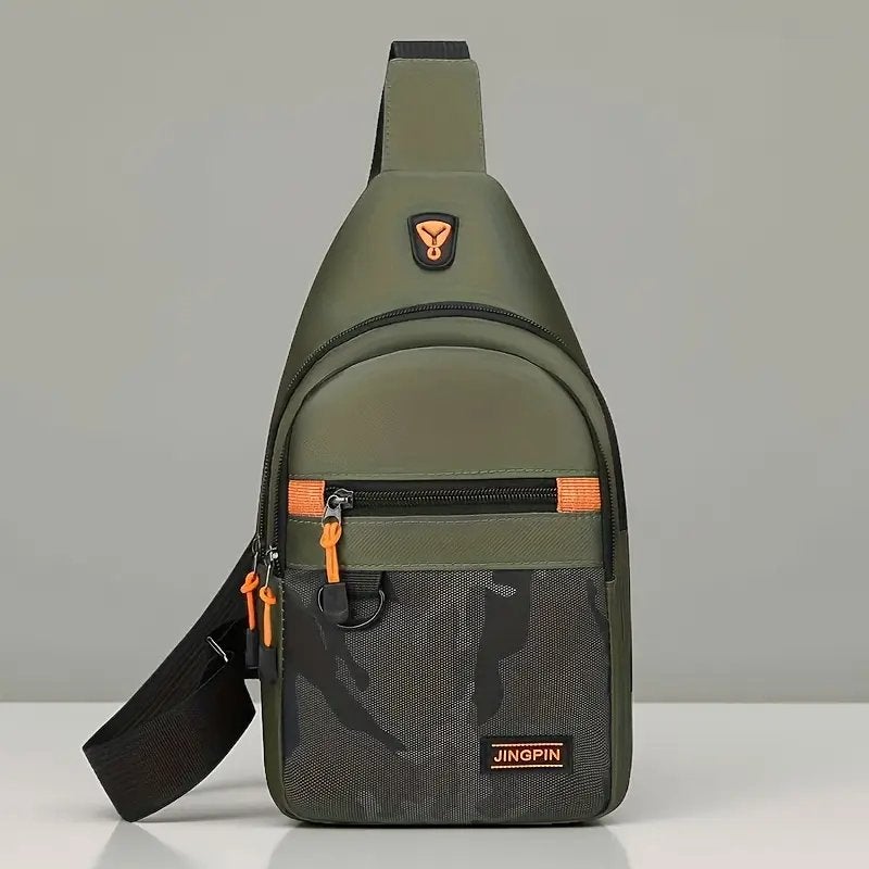 Nieuwe Prachtige 2-layer CROSSBODY SLINGBAG "OXFORD", Verzenden, Nieuw, Groen
