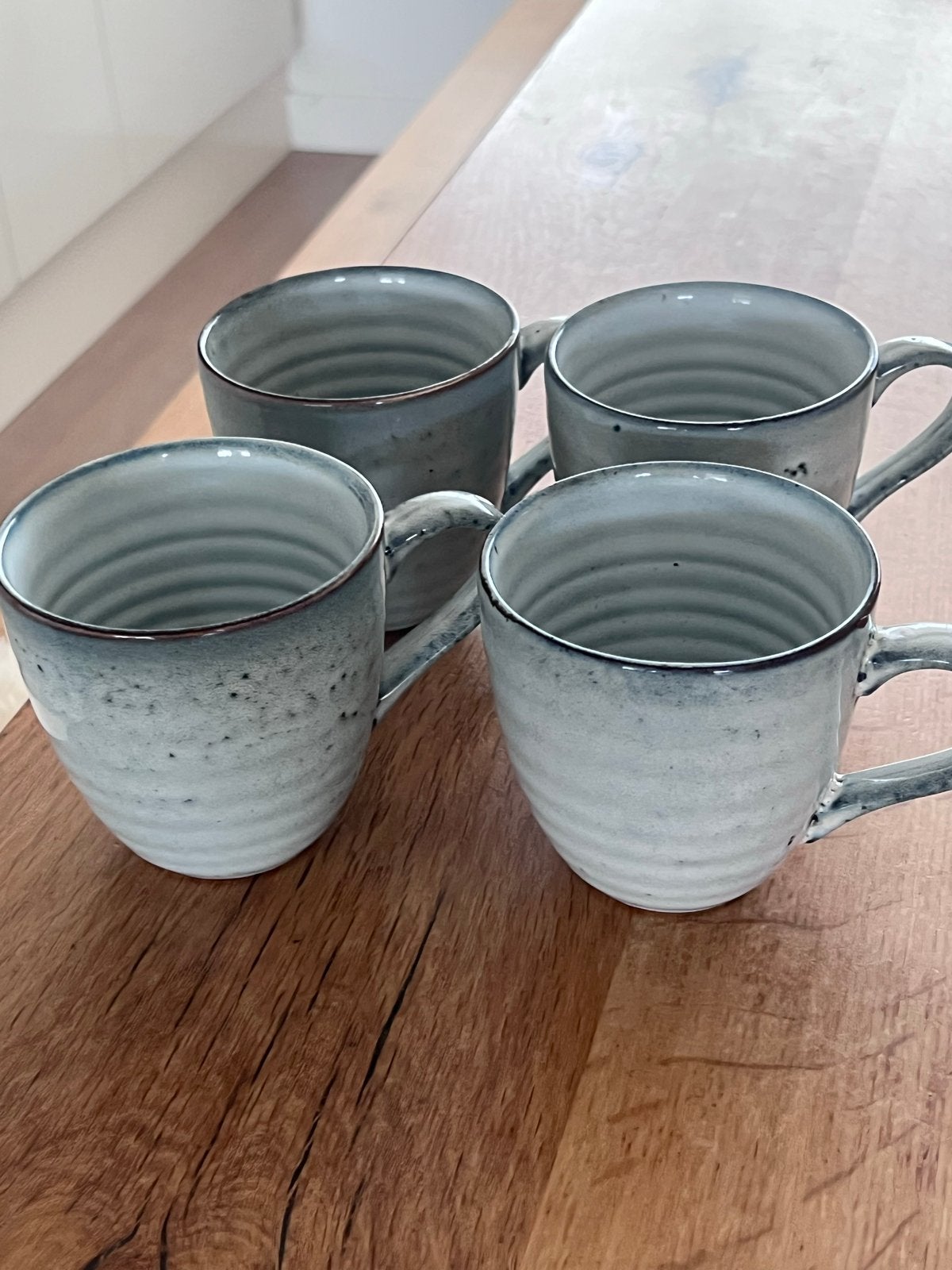 4 keramische mokken - House Doctor Rustic-serie, Ophalen, Zo goed als nieuw, Mok