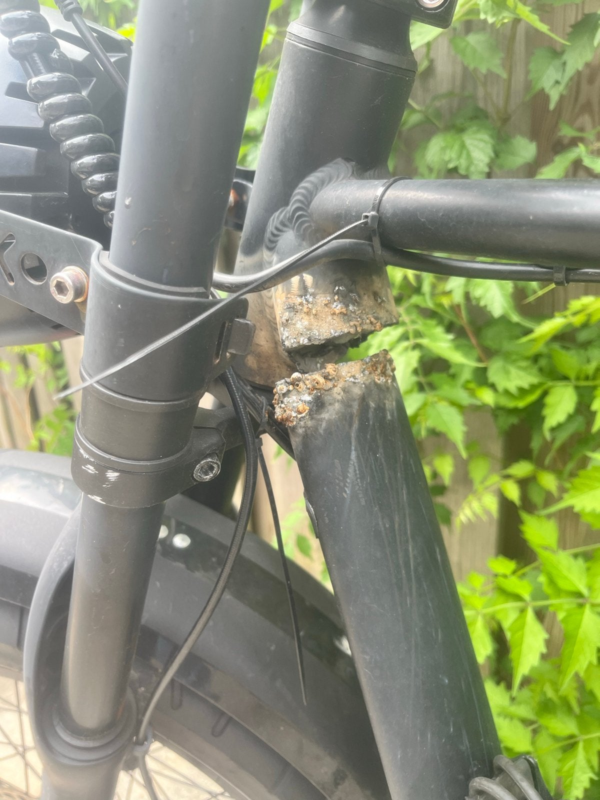 FAT-bike - Voorvork gebroken, Gebruikt, Minder dan 47 cm, 30 tot 50 km per accu, Ophalen