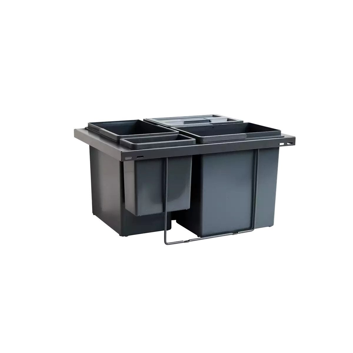 KVIK Cube afvalsysteem 60cm Antraciet, Ophalen, Overige typen, Kunststof, Nieuw