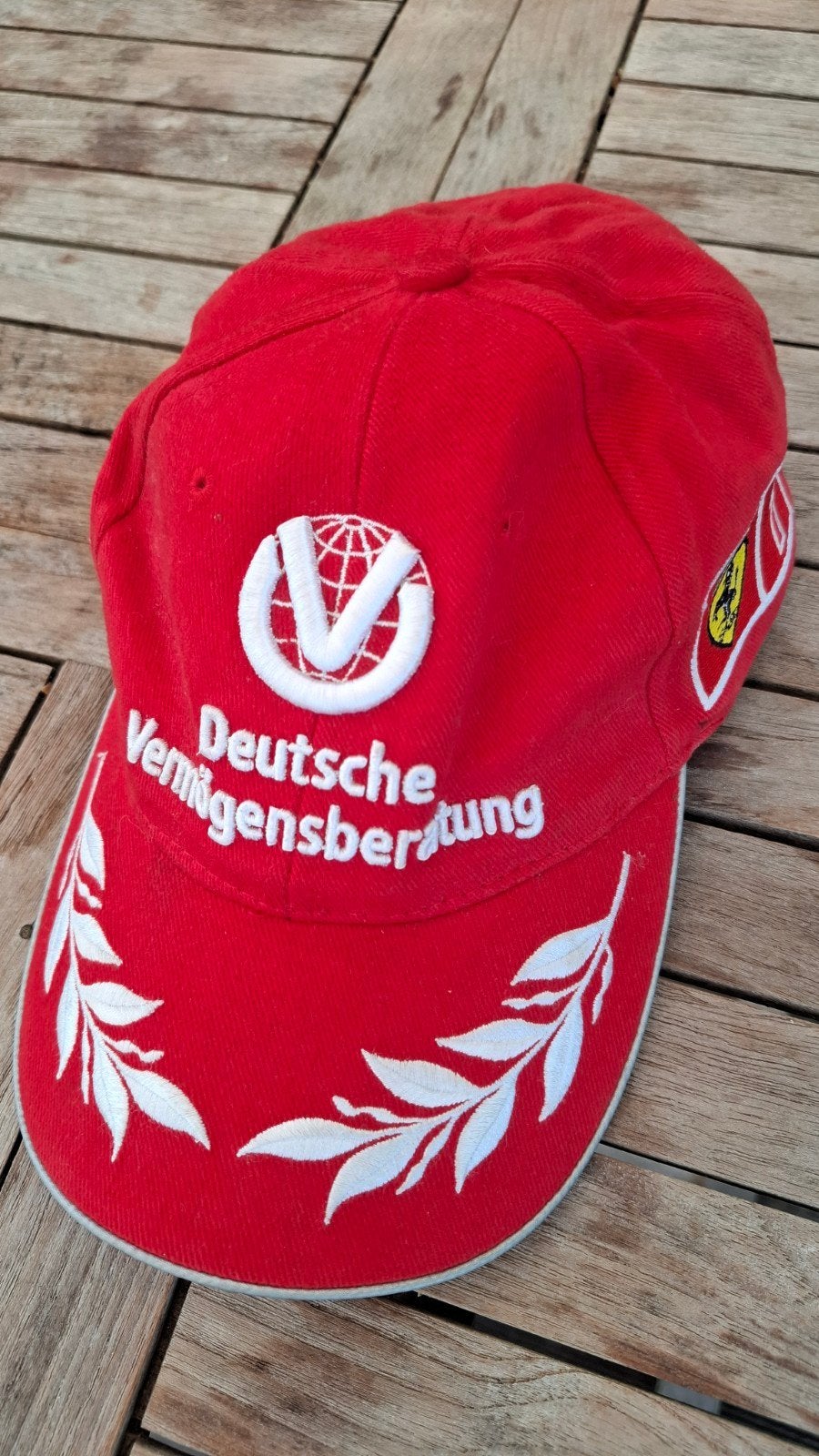 Originele Ferrari Michael Schumacher World Champion 2001 Cap, Ferrari, Nieuw, Pet, One size fits all