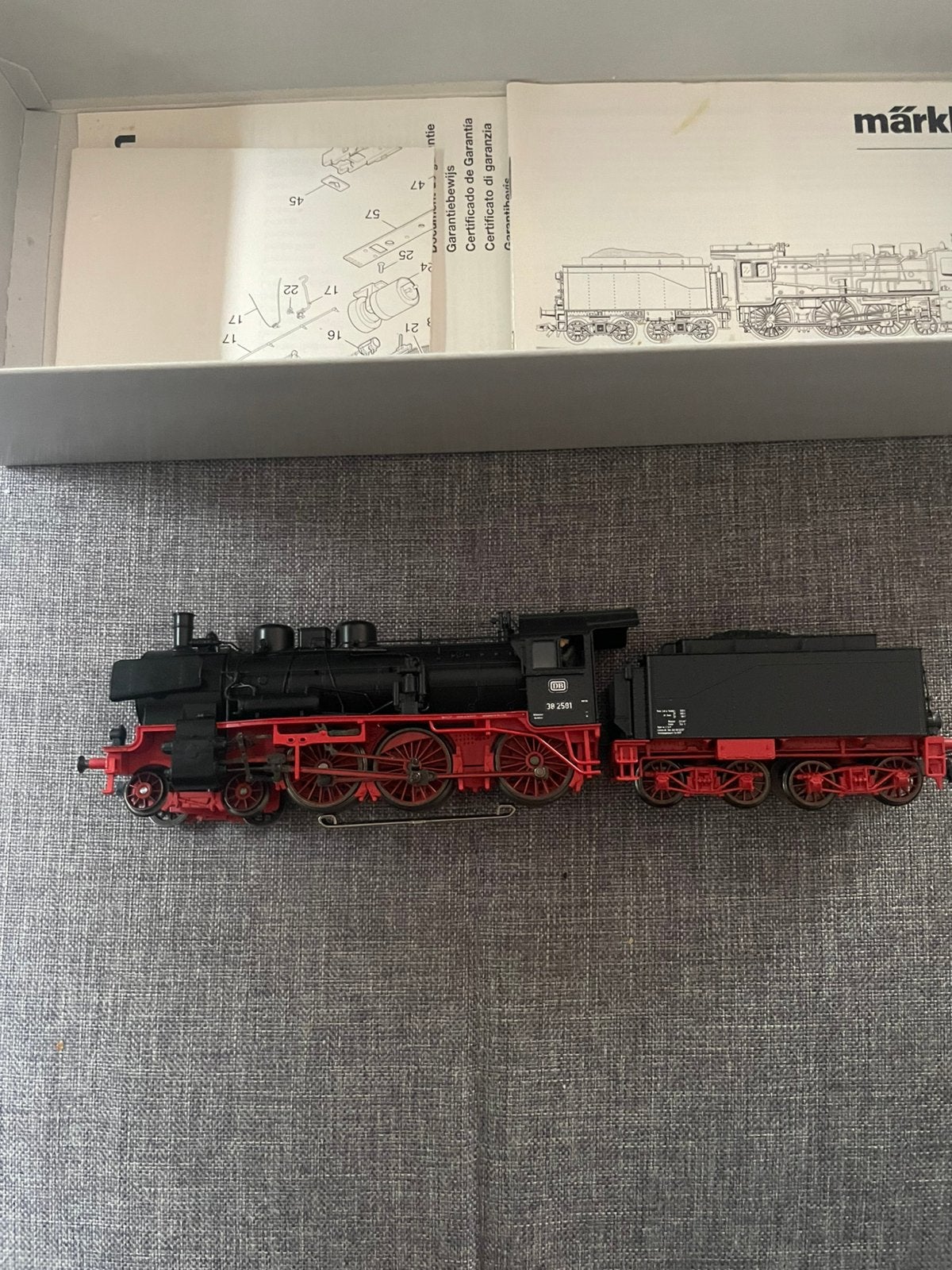 Marklin 37030 BR38 stoomlok FX Rook, Wisselstroom, Locomotief, Ophalen of Verzenden, Zo goed als nieuw