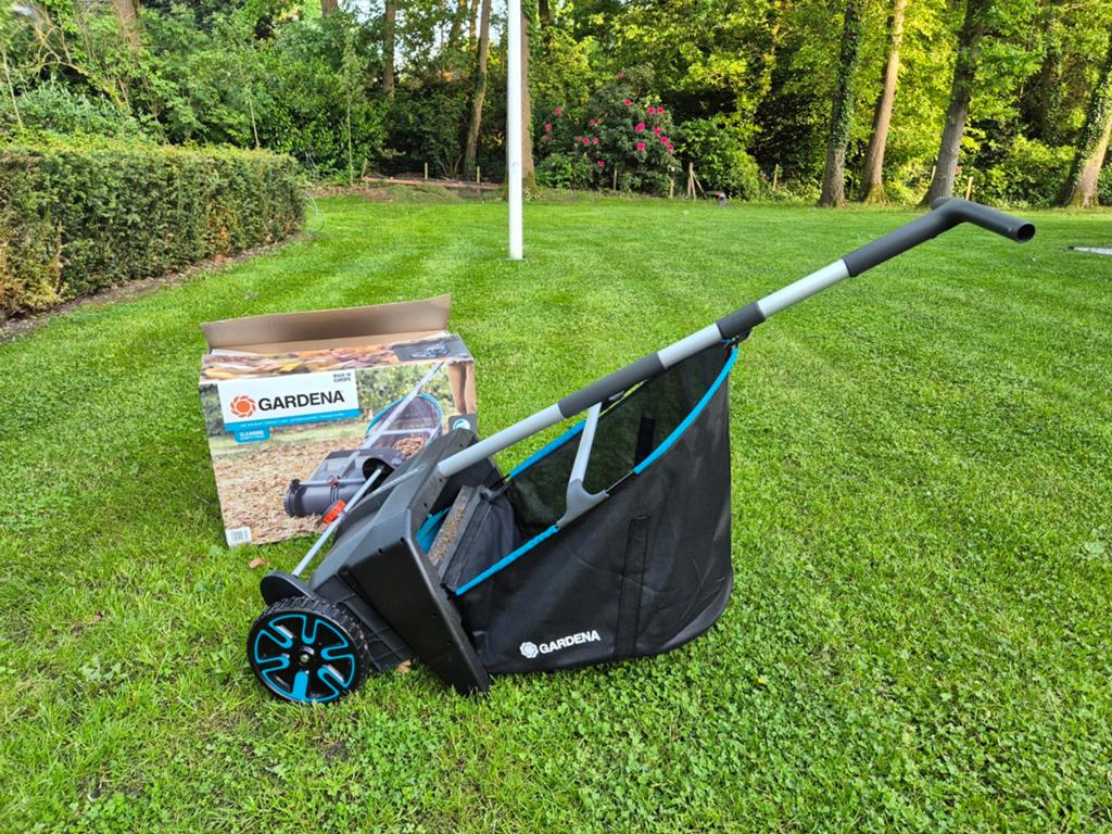 Gardena Blad- en Grasverzamelaar - Handmatig, Ophalen, Cirkelmaaier, Handgrasmaaier, Nieuw