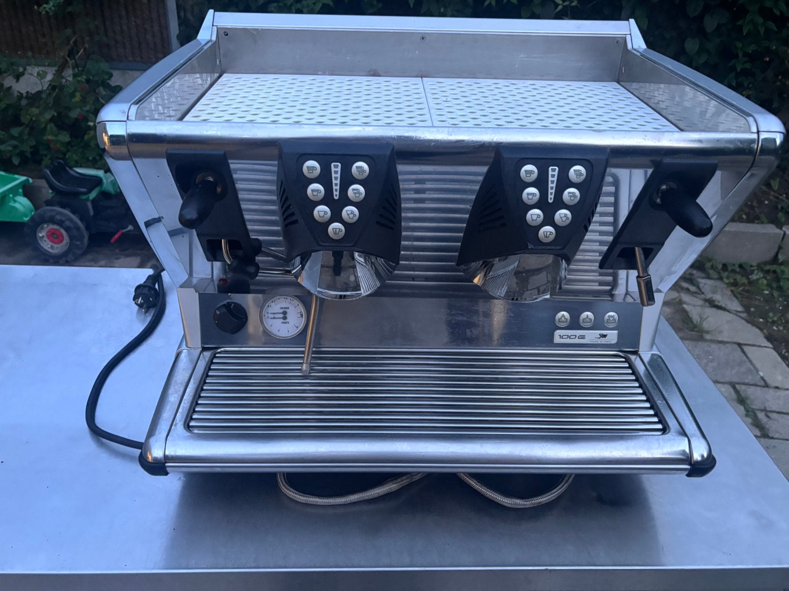 Espressomachine 2 groeps koffiemachine SM E-100, Ophalen, Gebruikt