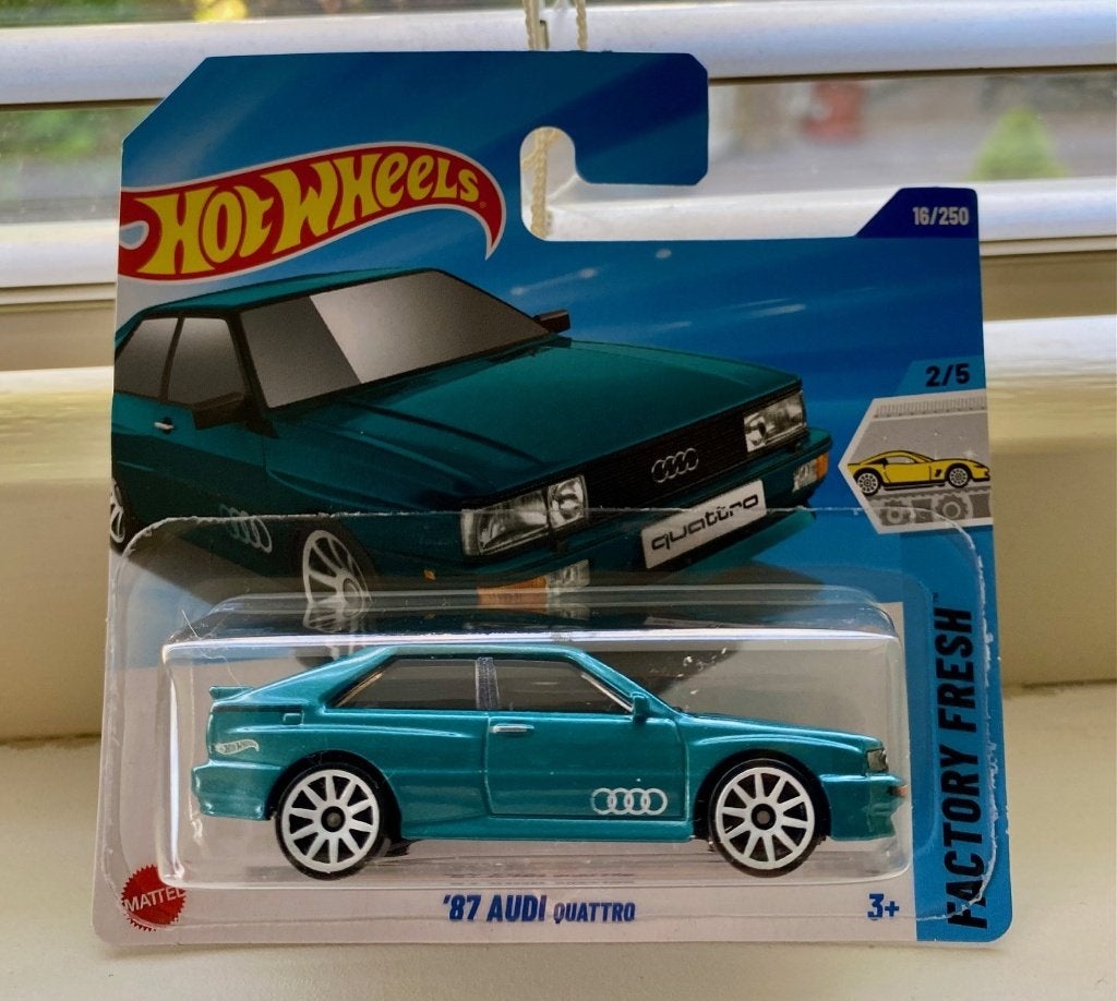 Hotwheels Audi Quattro 1987, Ophalen of Verzenden, Nieuw, Auto