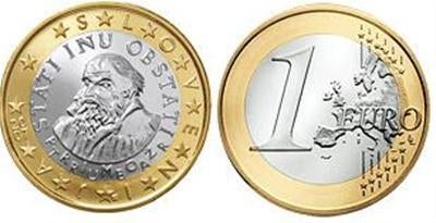 unieke euro munt v slovenija 2007 wegens stoppen verzameling, Postzegels en Munten, Munten | Europa | Euromunten, Verzenden, Slovenië