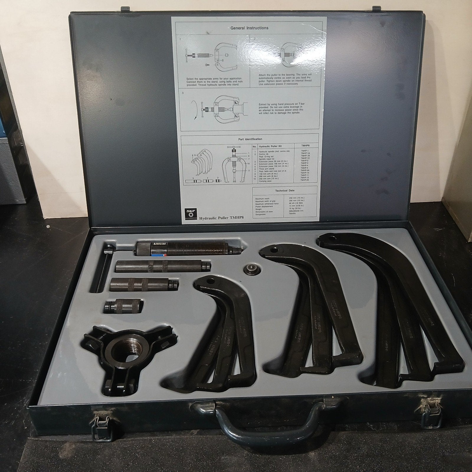 SKF Hydraulische Trekker TMHP8 - Professionele Lagertrekker, Doe-het-zelf en Verbouw, Ophalen of Verzenden, Zo goed als nieuw