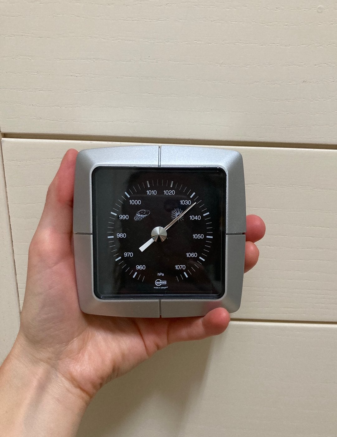 Nieuw - retro vierkante barometer Barigo, Ophalen of Verzenden, Nieuw, Barometer
