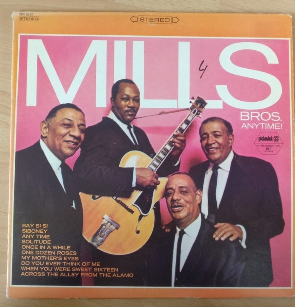 Mills Bros - Anytime, Ophalen of Verzenden, 12 inch, Jazz