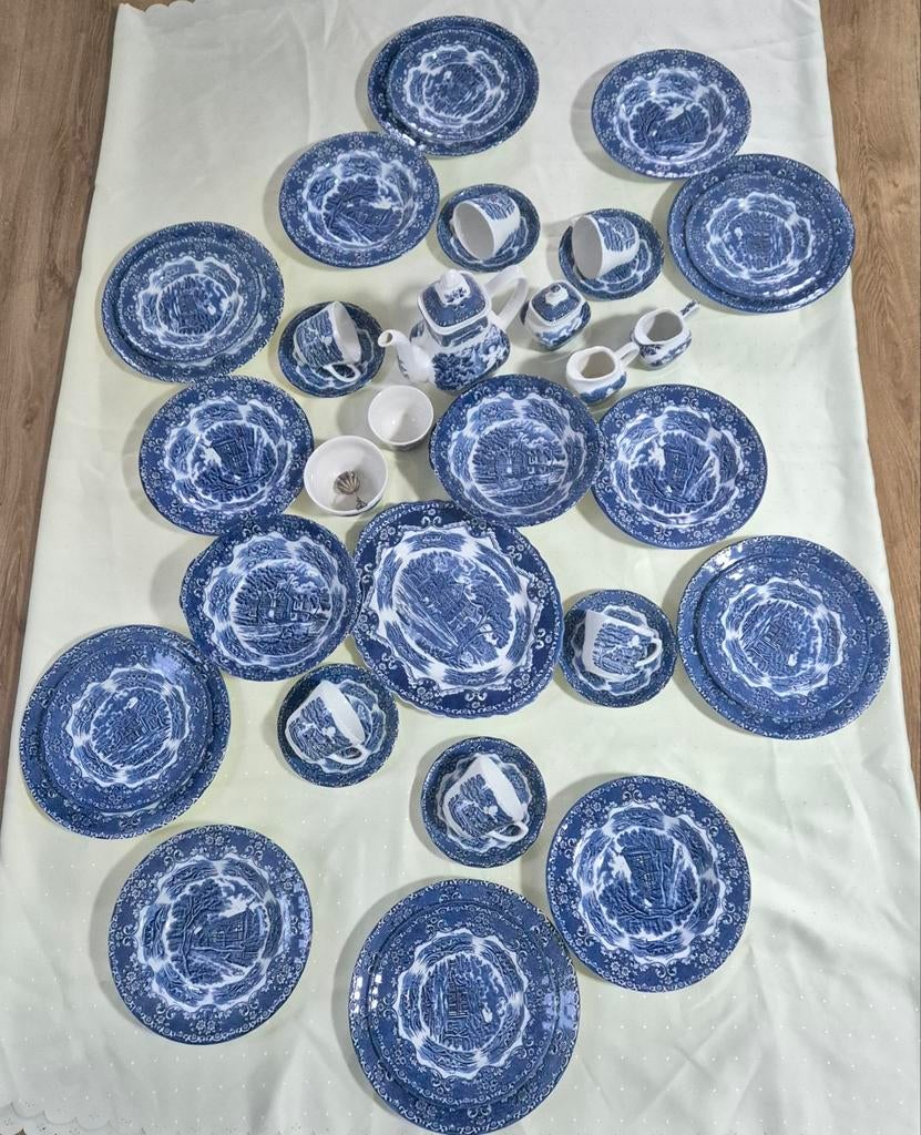 39 delig grindley england servies zgan, Antiek en Kunst, Ophalen of Verzenden