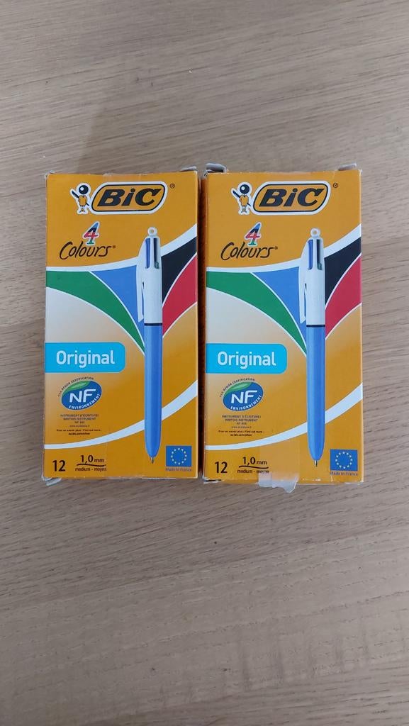 Bic 4 Colors Original 2 dozen van 12 stuks, Ophalen of Verzenden, Nieuw