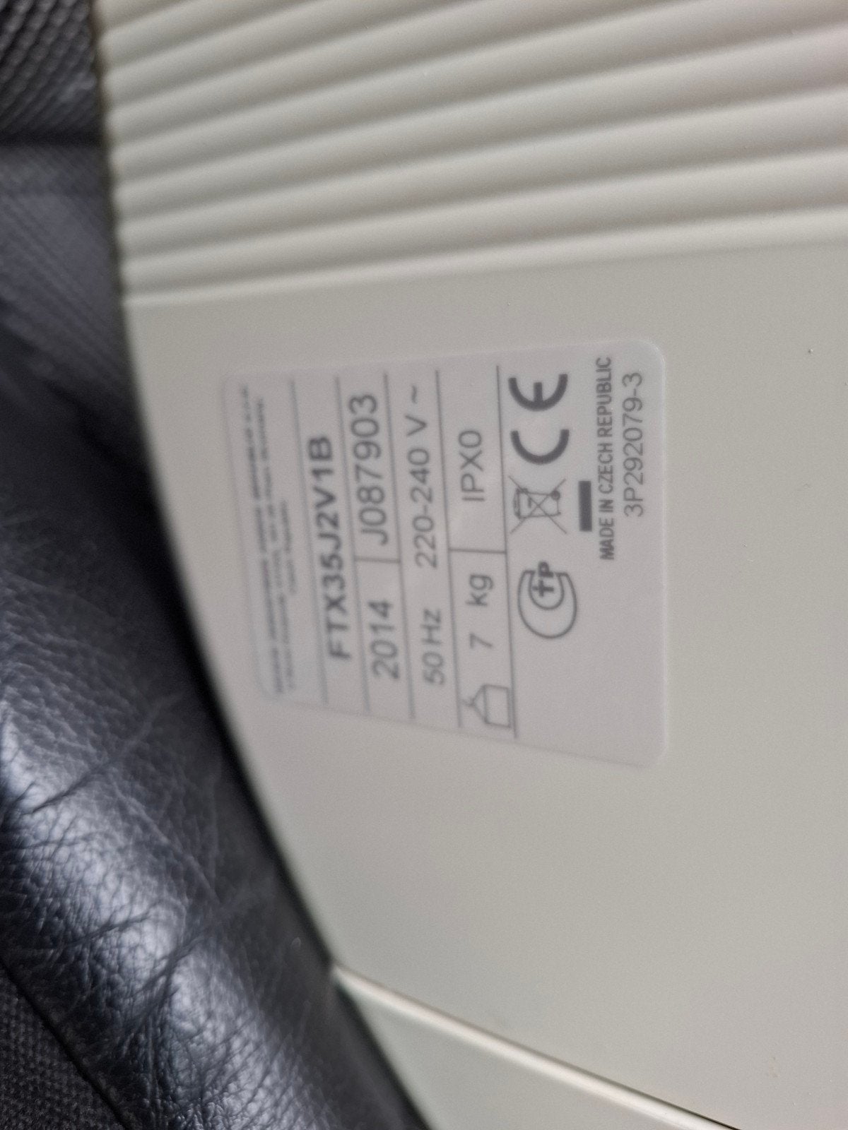 Daikin Binnendeel FTX35J2V1B 3.5kW2014 defect of heel, Witgoed en Apparatuur, Airco's, Minder dan 60 m³, Ophalen of Verzenden