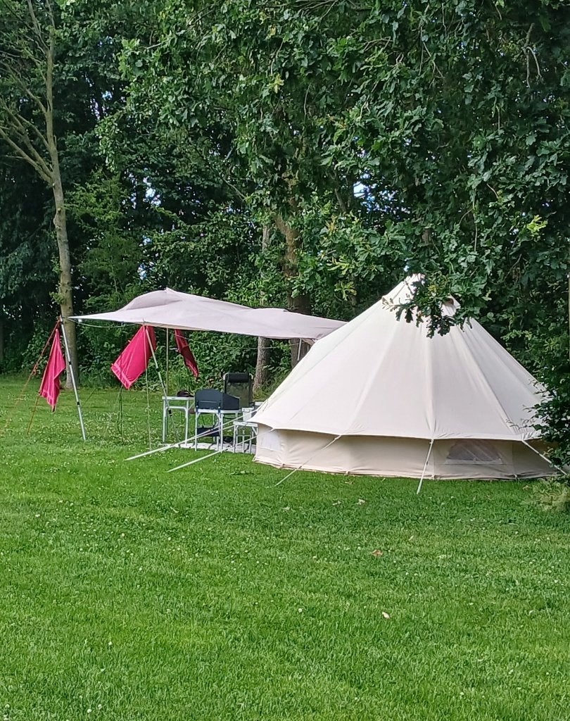 Canvascamp Bell tipi tent 400, Caravans en Kamperen, Tenten, tot en met 4, Zo goed als nieuw, Ophalen