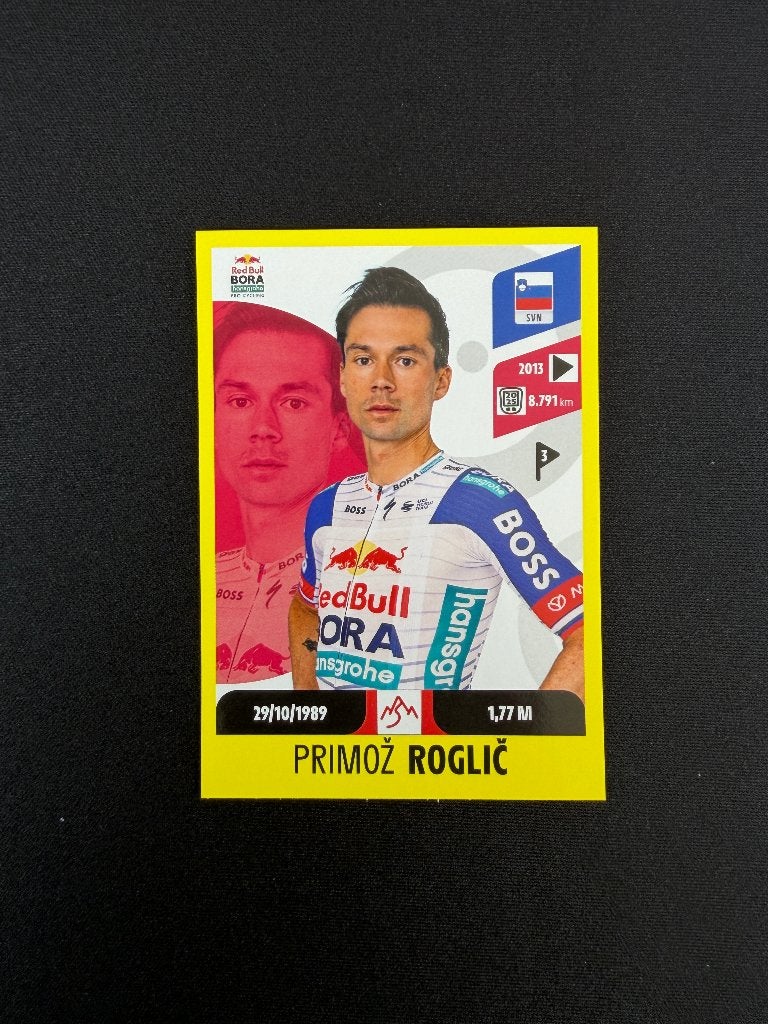 Primoz Roglic Panini Tour de France 2026 Sticker Bora, Verzenden, Zo goed als nieuw, Overige sporten, Poster, Plaatje of Sticker