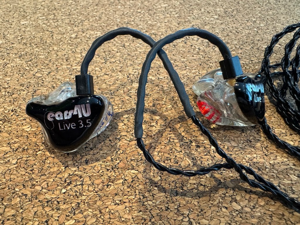 Custom-made in-ear monitors (reshell nodig), Overige merken, In-ear, Verzenden, Zo goed als nieuw